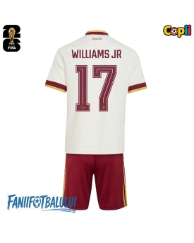 Spania Nico Williams #17 Echipament de Fotbal Replică Mondial 2026 Copii Deplasare (+ Șorturi)